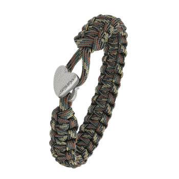 FSTS camouflage armbånd m sølv lås 05 from Aagaard