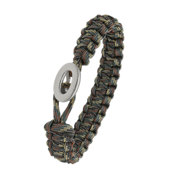 FSTS camouflage armbånd m sølv lås 06 from Aagaard