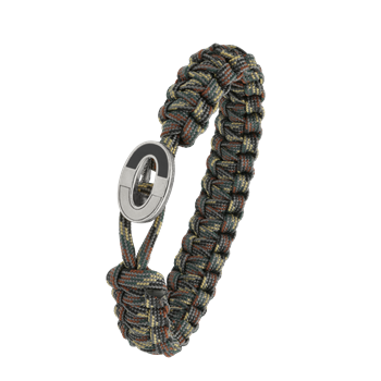 FSTS camouflage armbånd m sølv lås 08 from Aagaard