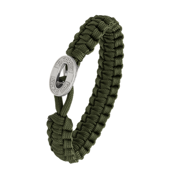 FSTS grønt armbånd m sølv lås 10 from Aagaard