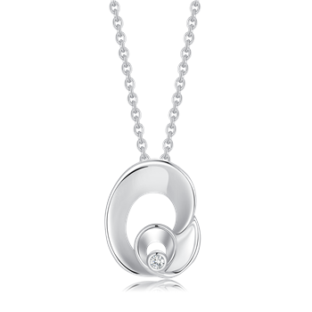 Sølv halskæde from Støvring Design