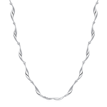 Sølv collier rhodineret from Støvring Design