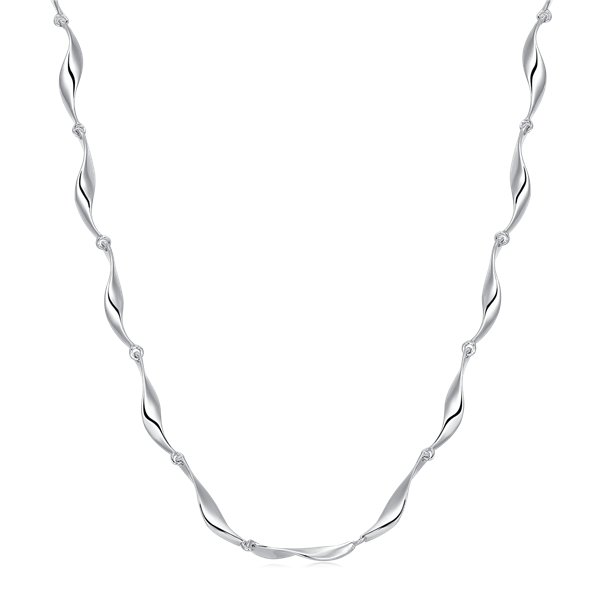 Sølv collier rhodineret from Støvring Design