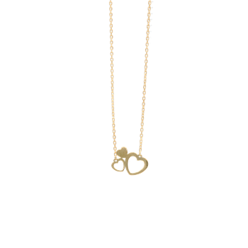 Halskæde med 3 hjerter from Aagaard