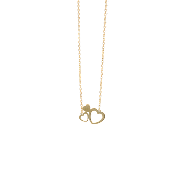 Halskæde med 3 hjerter from Aagaard