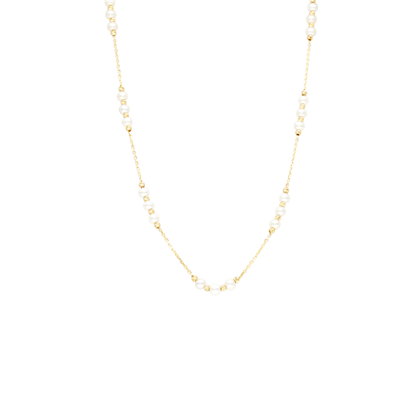 halskæde med kugler og perler  from Aagaard