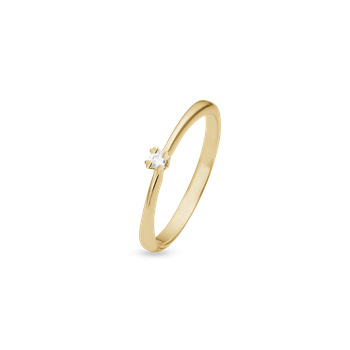 MARY Ring 8K LG DIAM 0,03CT W/VS from Aagaard