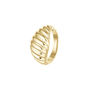 Ring, Bølger, forg sølv from Aagaard