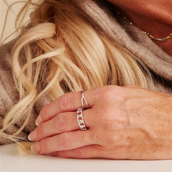 Ring, Kryds, sølv from Aagaard