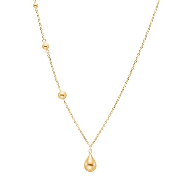 Forgyldt sølv halskæde DROPS52 from Nordahl