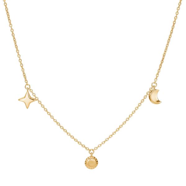 Forgyldt sølv halskæde UNIVERSE52 from Nordahl