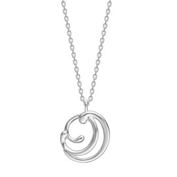 Rhd. sølv halskæde AURA52 from Nordahl