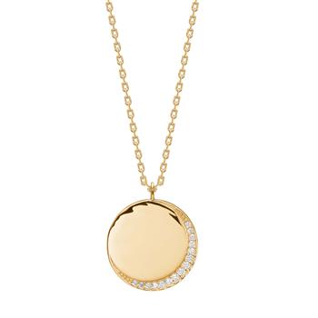 Forgyldt sølv halskæde rund SARANOR from Joanli Nor