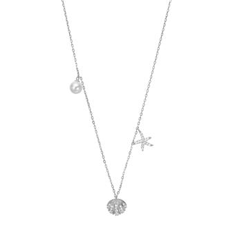 Rhd. sølv halskæde SELINANOR from Joanli Nor