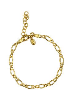 Armbånd sølv forgyldt evig from L&G