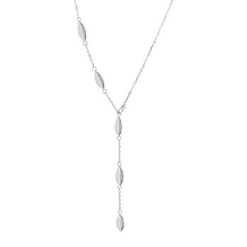 Rhd. sølv halskæde LEAVES52 from Nordahl