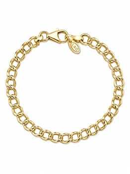 Armbånd sølv forgyldt åben bismarck from L&G