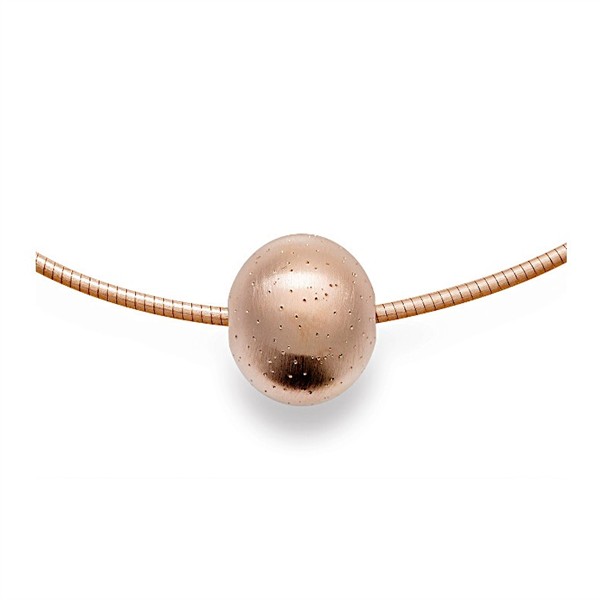 925/- Vedhæng, rosa fg dia./mat finish from Bastian Inverun