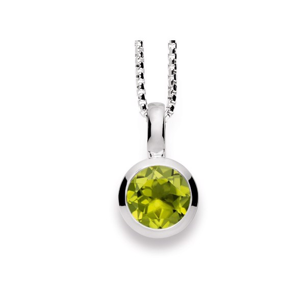 925/- Vedhæng blank, peridot 1.30ct from Bastian Inverun