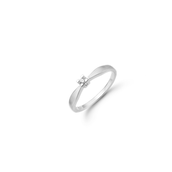 ETERNITY Sølv D.RING  1X0,03CT WSI 4/GRA from Aagaard