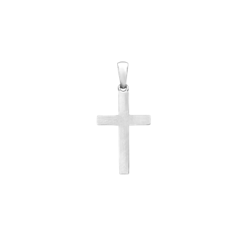 RHOD. SØLV KORS 13 X 19,5 MM from Aagaard