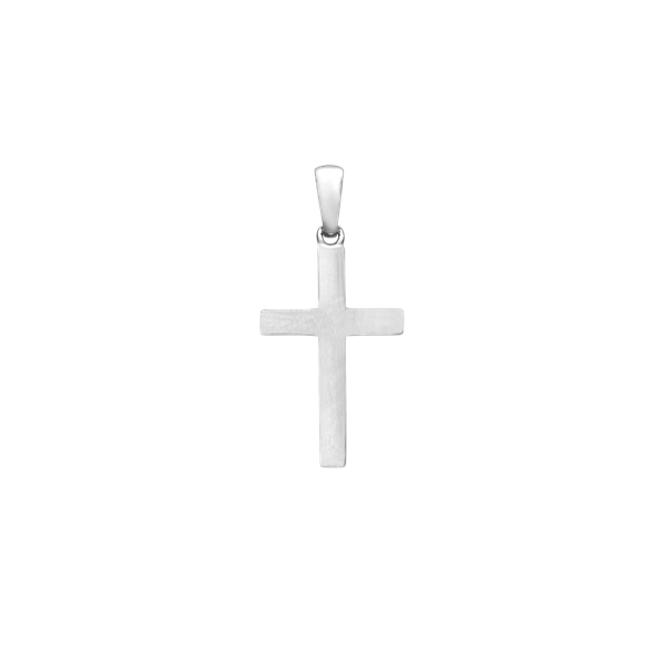 RHOD. SØLV KORS 13 X 19,5 MM from Aagaard