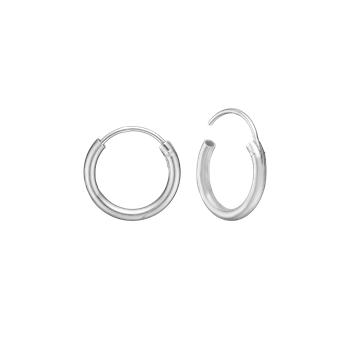 RHOD. SØLV CREOL 16MM, TRÅD 2 MM M/VIPPE from Aagaard