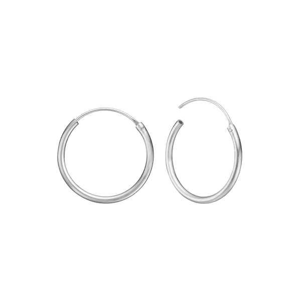 RHOD. SØLV CREOL 19MM, TRÅD 1,5 MM M/VIP from Aagaard