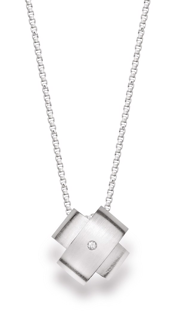 925/- Vedhæng mat, dia. 0,02CT from Bastian Inverun