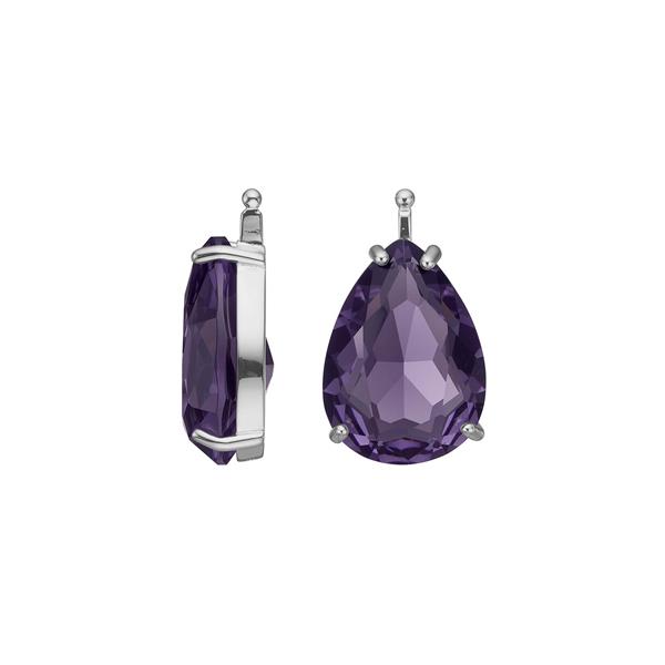 Glas facet m/rh sølv from Heinzendorff