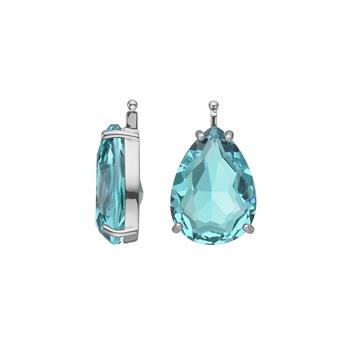 Glas facet m/rh sølv from Heinzendorff