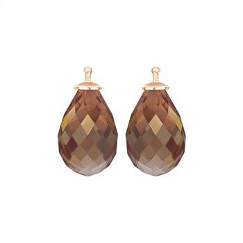 Glas facetteret farve71 m/rfg sølv - par  from Heinzendorff