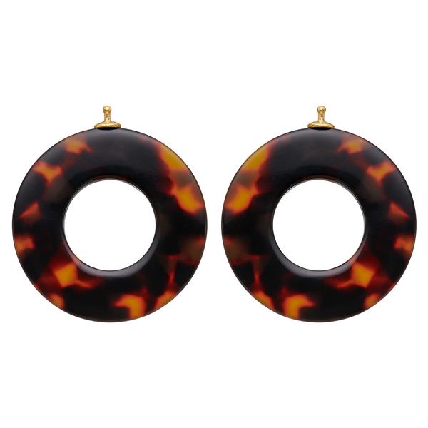 Acetat ring m/fg sølv from Heinzendorff