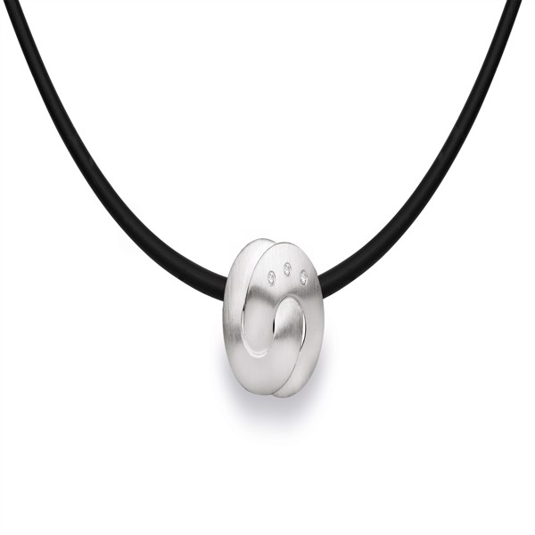 925/- Vedhæng mat, DIA. 0,03CT WP1 from Bastian Inverun