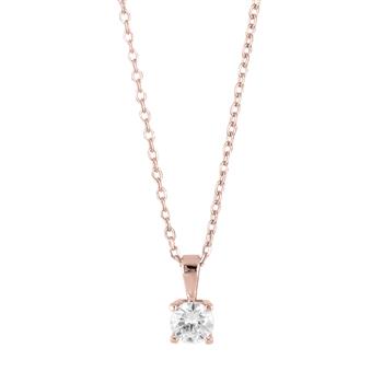 Rosafg Sølv vedhæng 5mm grab HEGENOR  from Joanli Nor