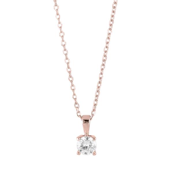 Rosafg Sølv vedhæng 5mm grab HEGENOR  from Joanli Nor