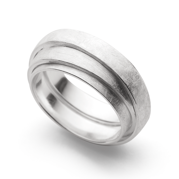 925,- Ring børstet from Bastian Inverun