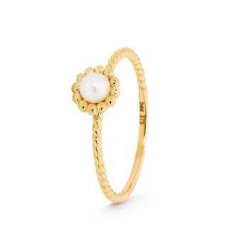 Ring with zirkonia, from Bee