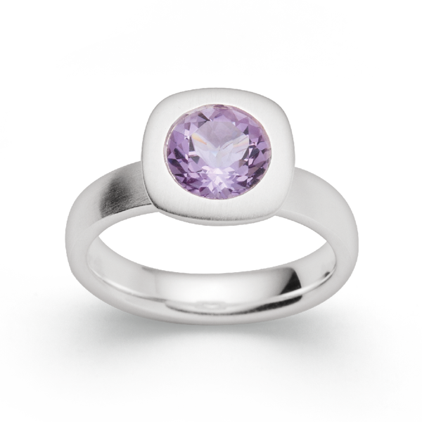 925/- Ring mat, ametyst 1,42ct from Bastian Inverun