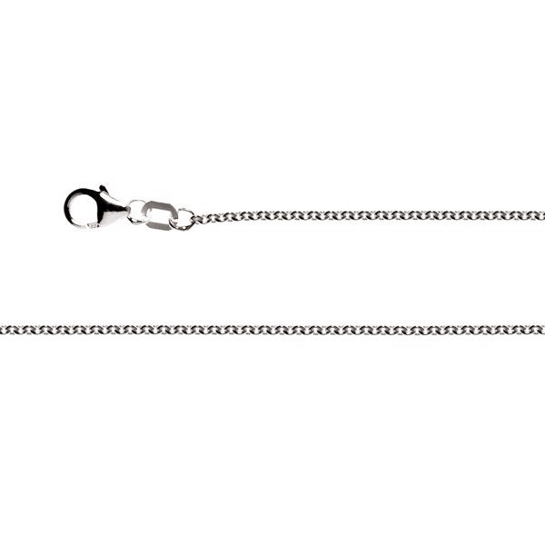 925/- rund ankerkæde karabin, rho 1,5 mm45cm from Bastian Inverun