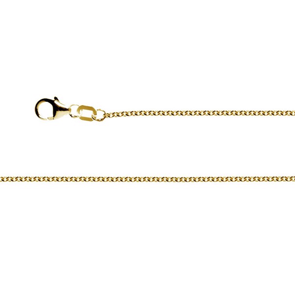 925/- rund ankerkæde karabin fg 1,5 mm from Bastian Inverun