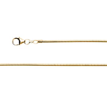 925/- Omega kæde Tonda karabin, fg 1,6 mm 45cm from Bastian Inverun