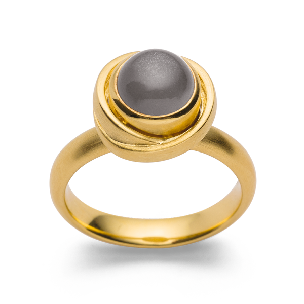925/- Ring, mat fg, månesten 2,31ct from Bastian Inverun
