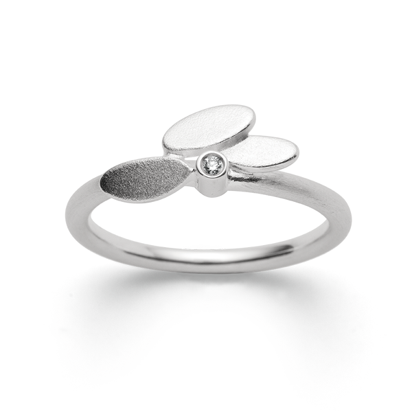 925/- Ring mat, dia. 0,02ct W-SI from Bastian Inverun