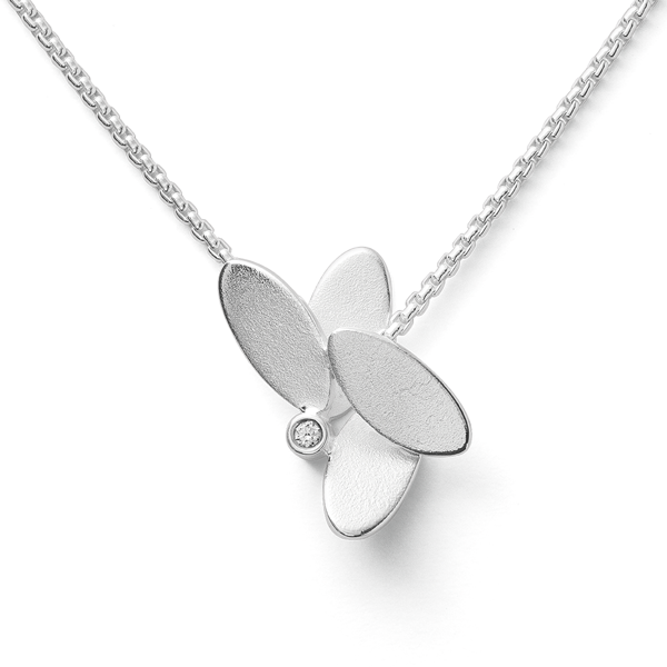 925,- Vedhæng mat, dia. 0,02ct W-SI from Bastian Inverun