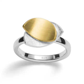 925/- Ring, delvis fg. mat/børstet mat from Bastian Inverun