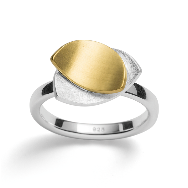 925/- Ring, delvis fg. mat/børstet mat from Bastian Inverun