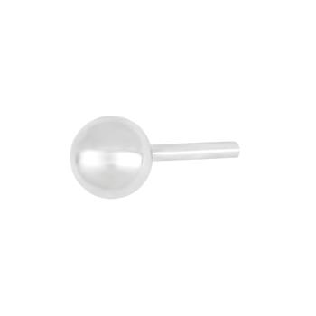 SON rhod. sølvørestik kugle 4mm 1 stk. from Son of Noa