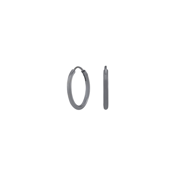 Oxideret sølv creol 15mm HOOPS52 from Nordahl