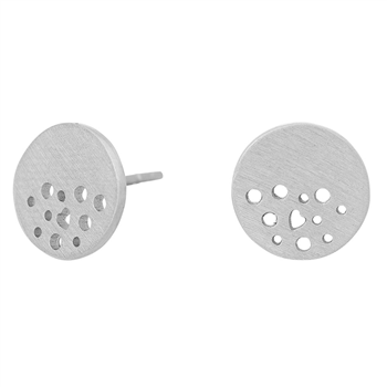 Rhd. sølv øreringe DUST52 10mm from Nordahl